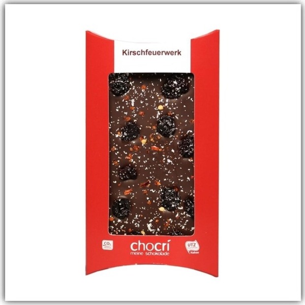 Schokoladentafel „Kirschfeuerwerk“