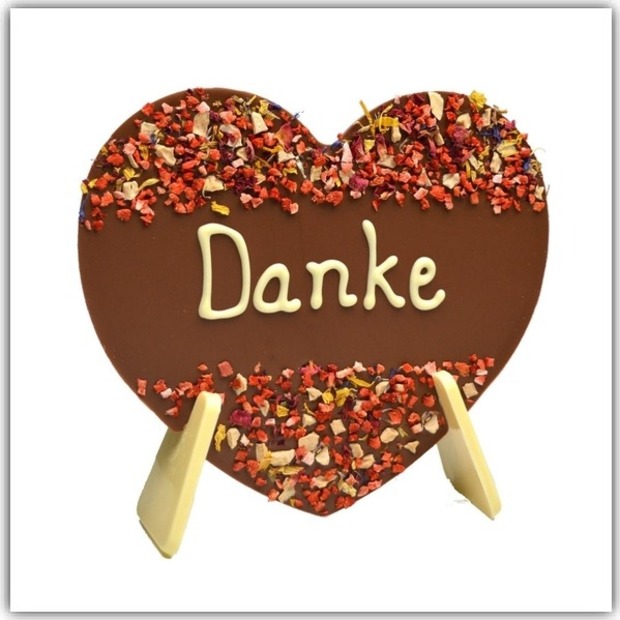 Schokoladenherz „Danke!“