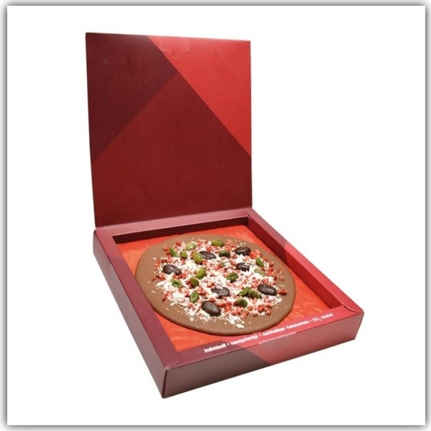Pizza-Schokolade „Delizie del Palato“
