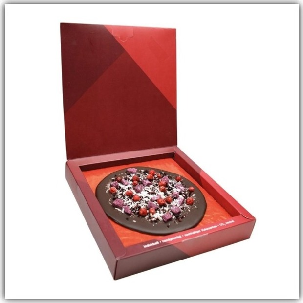 Pizza-Schokolade „Frutti di Bosco“