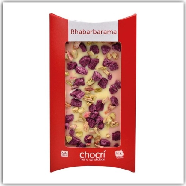 Schokoladentafel „Rhabarbarama“